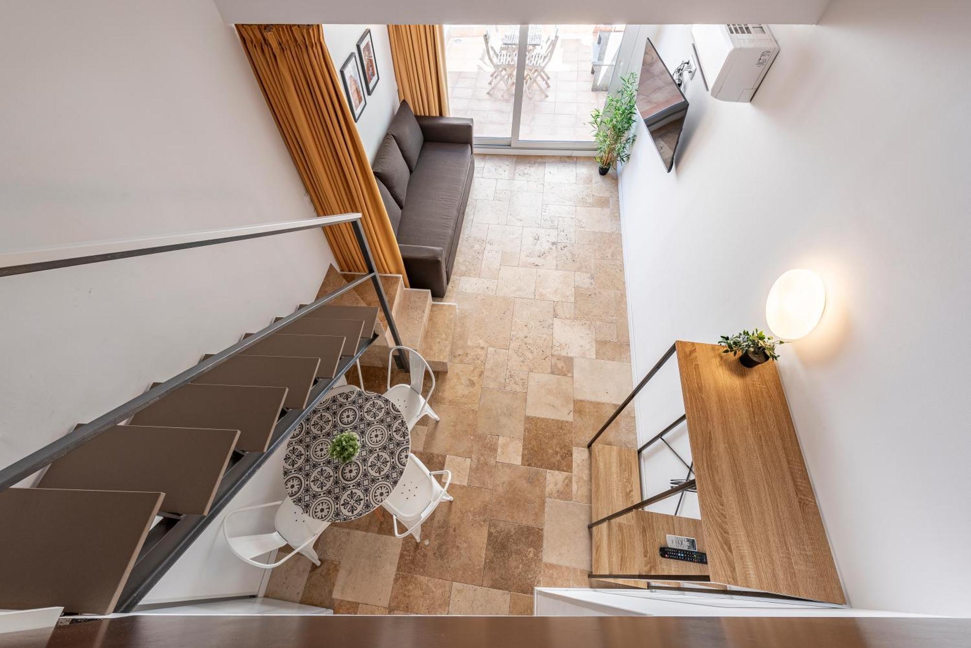 Ferienwohnung Desactivado Atico Duplex Con Barbacoa Y Terraza En Barri Port Maritim Tarragona Exterior foto